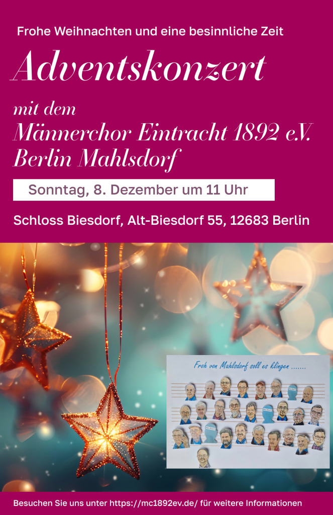 Plakat Adventskonzert